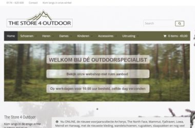 The Store 4 Outdoor website