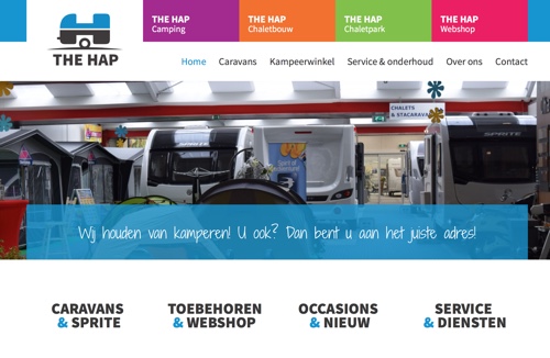 the hap caravans website
