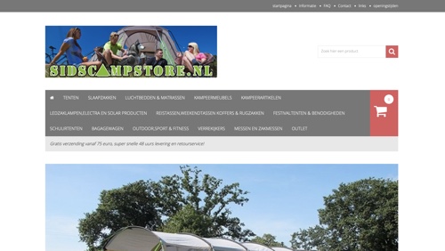sid's campstore website