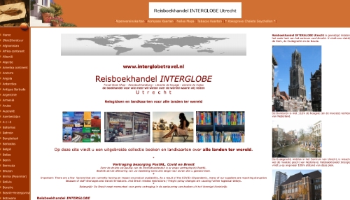 Interglobe Utrecht website